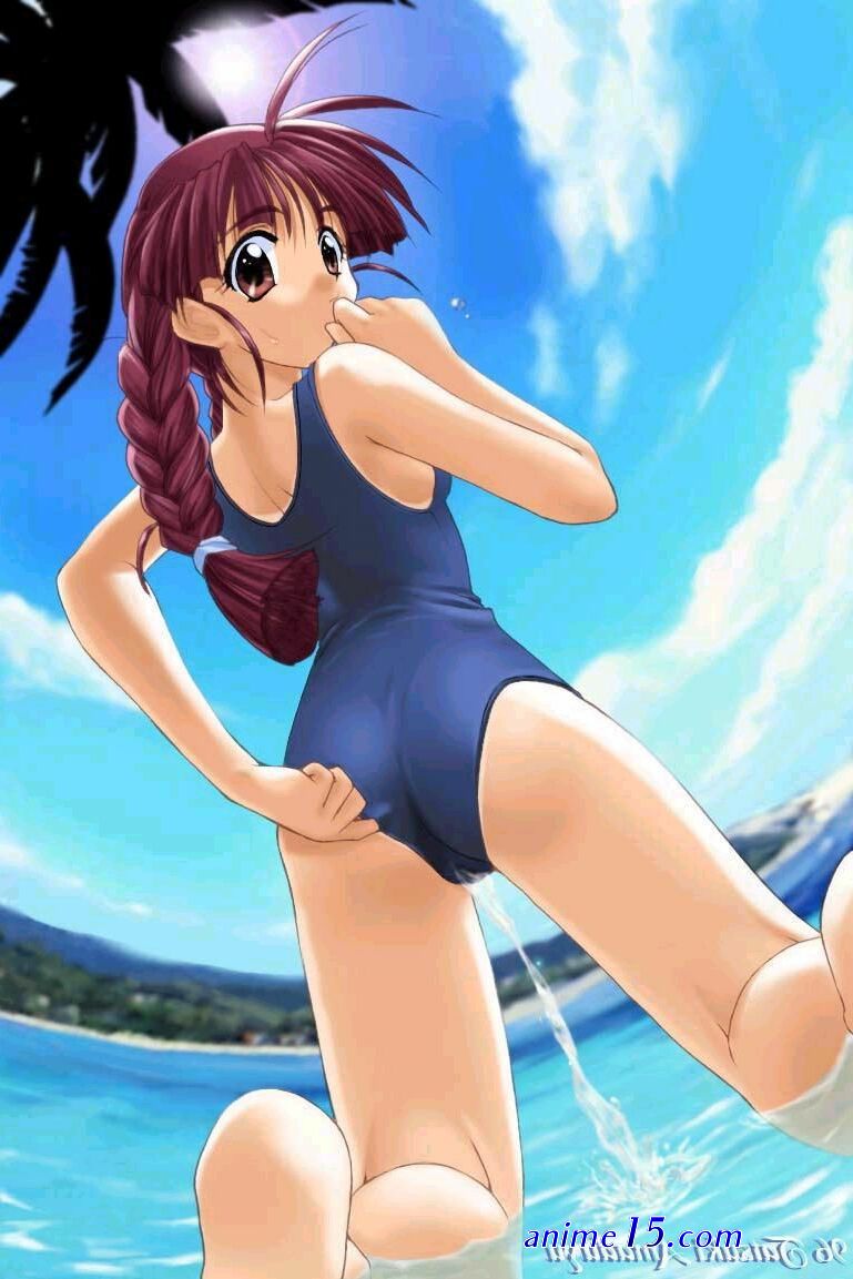 naked anime girls peeing