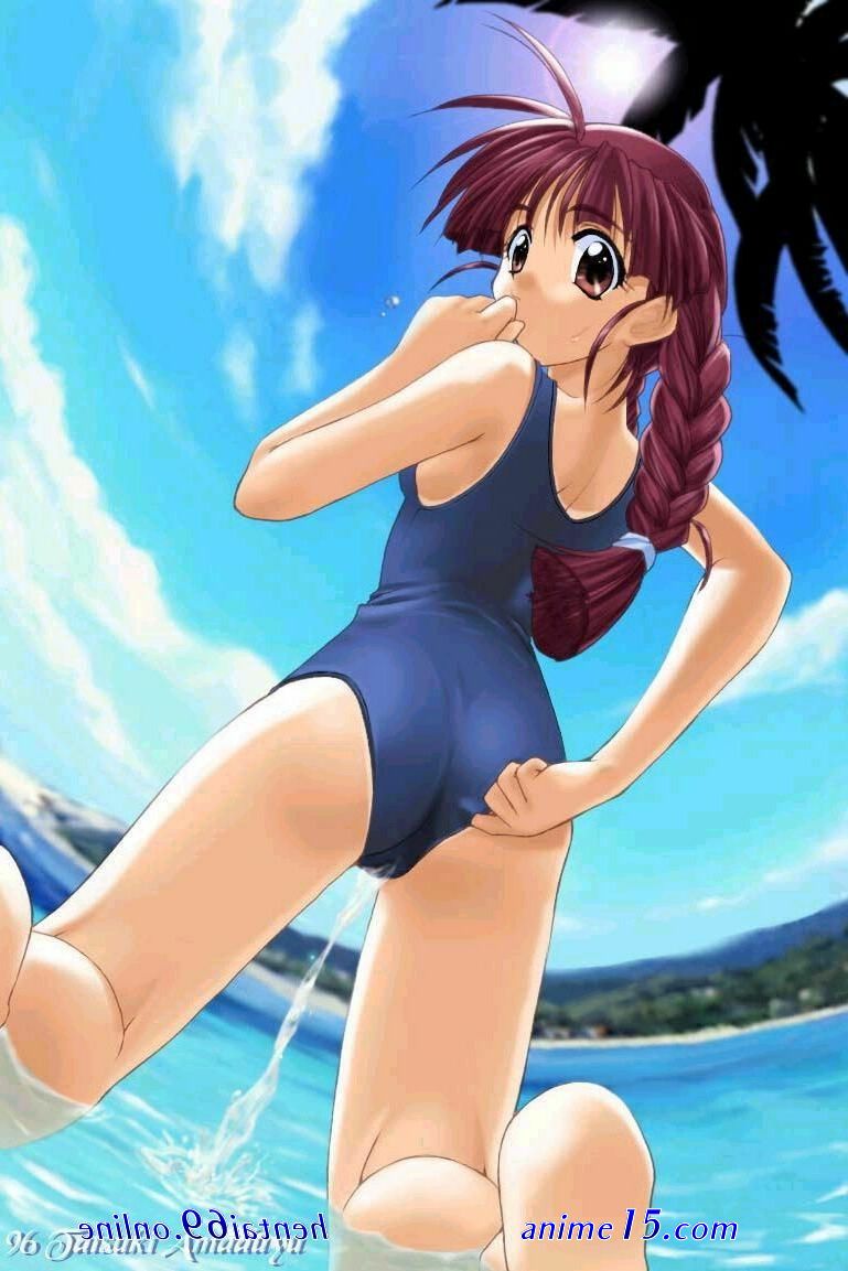 naked anime girls peeing