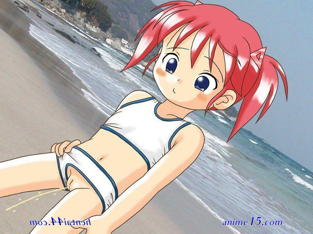 naked anime girls peeing