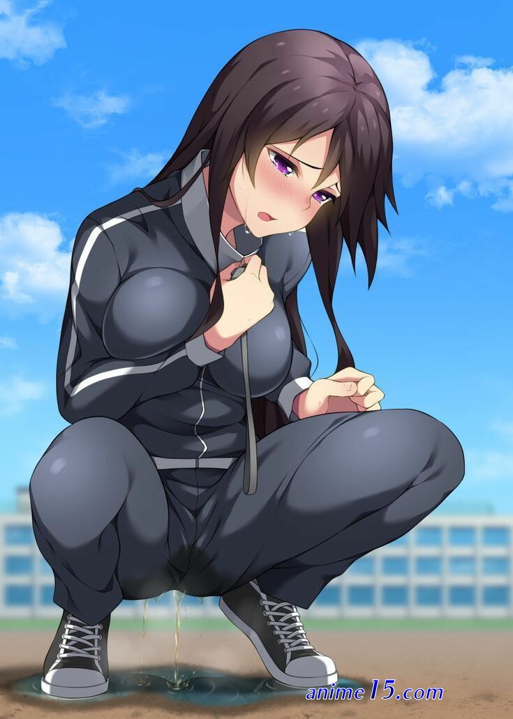 naked anime girls peeing