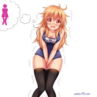 naked anime girls peeing