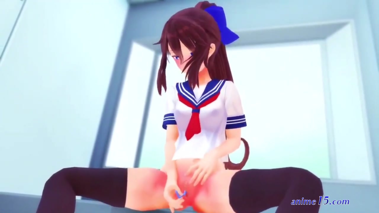 naked anime girls peeing