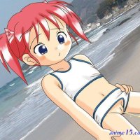 naked anime girls peeing