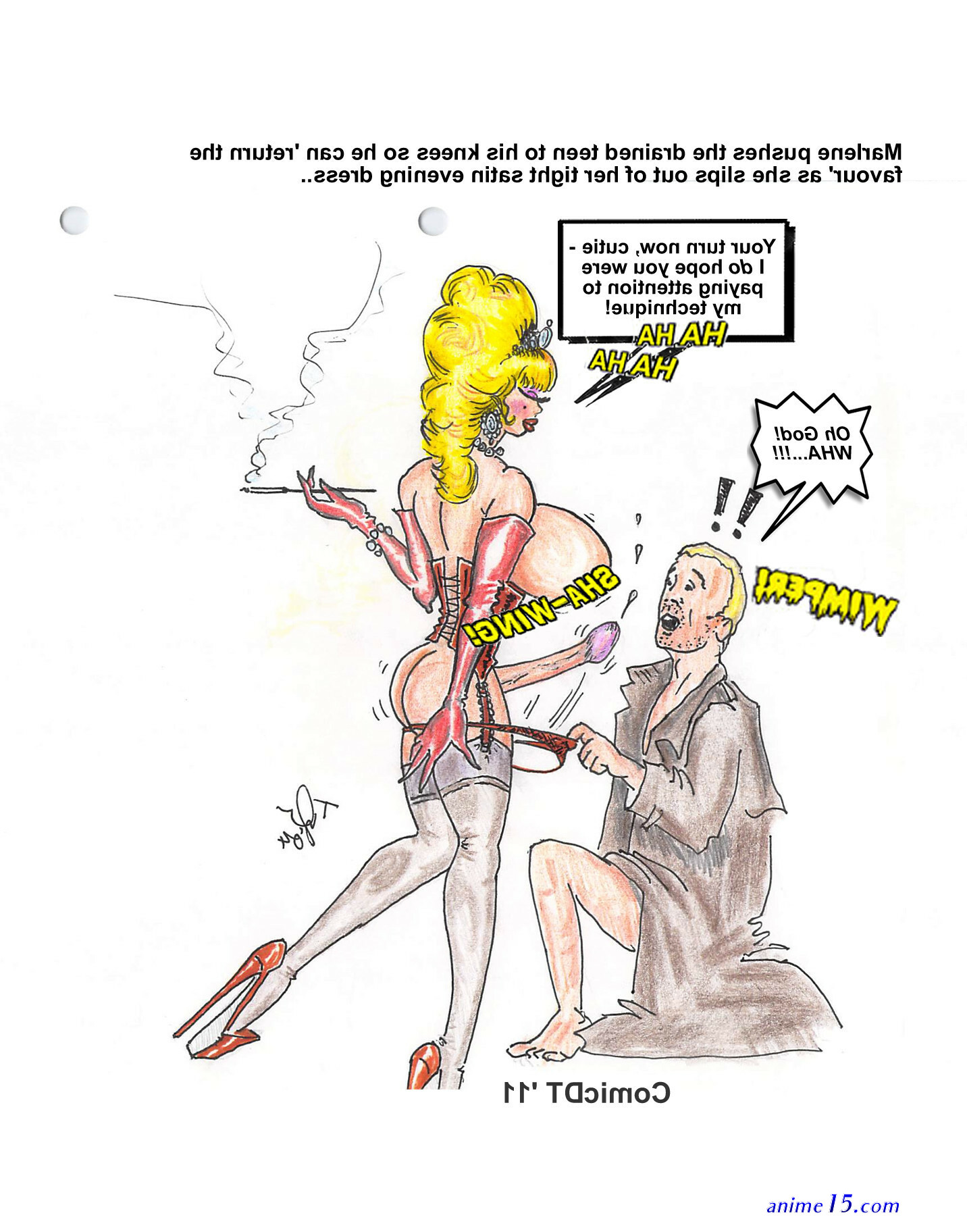 shemale cartoon sex comics