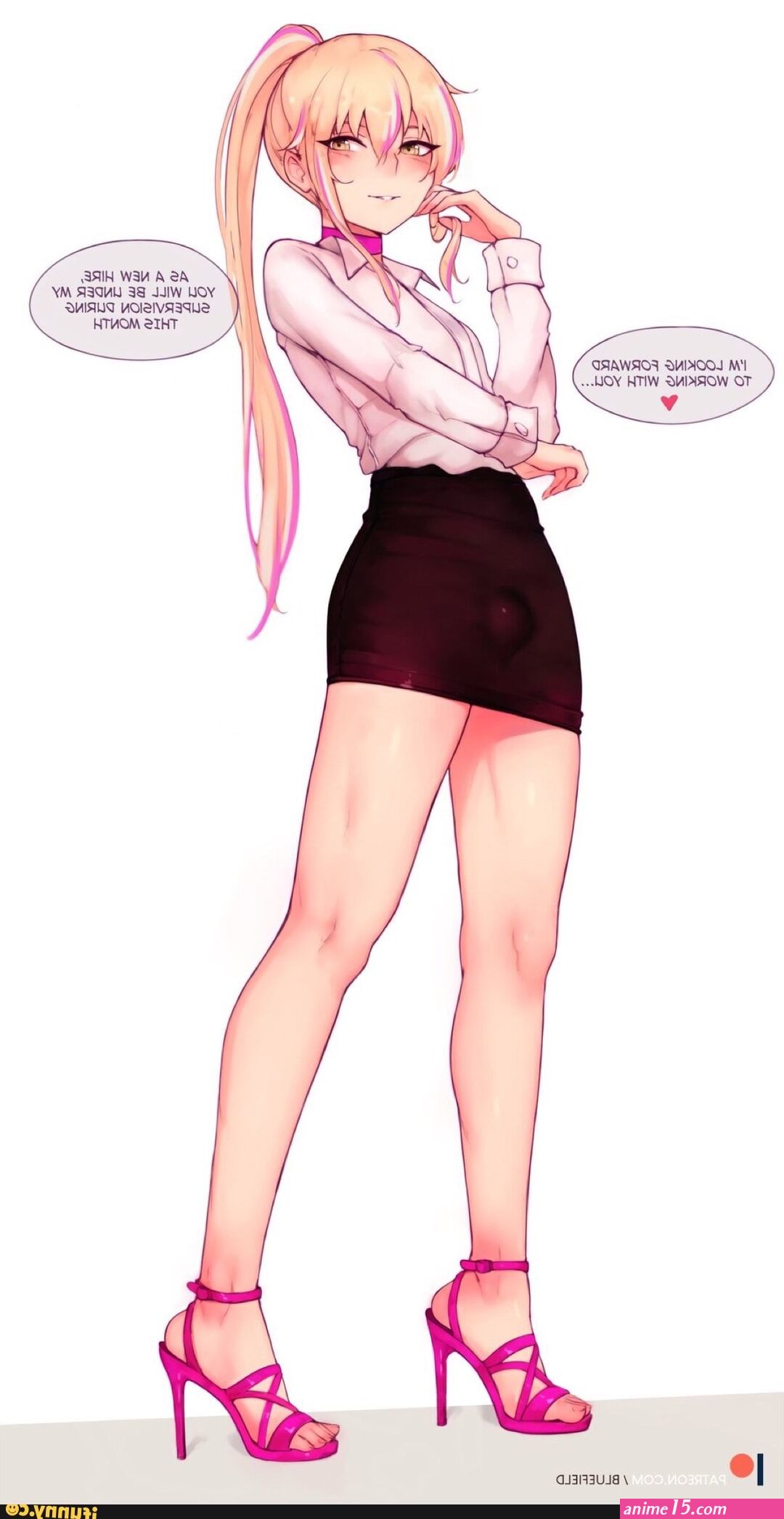 trap femboy anime hot gif