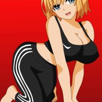 anime girl gym clothes