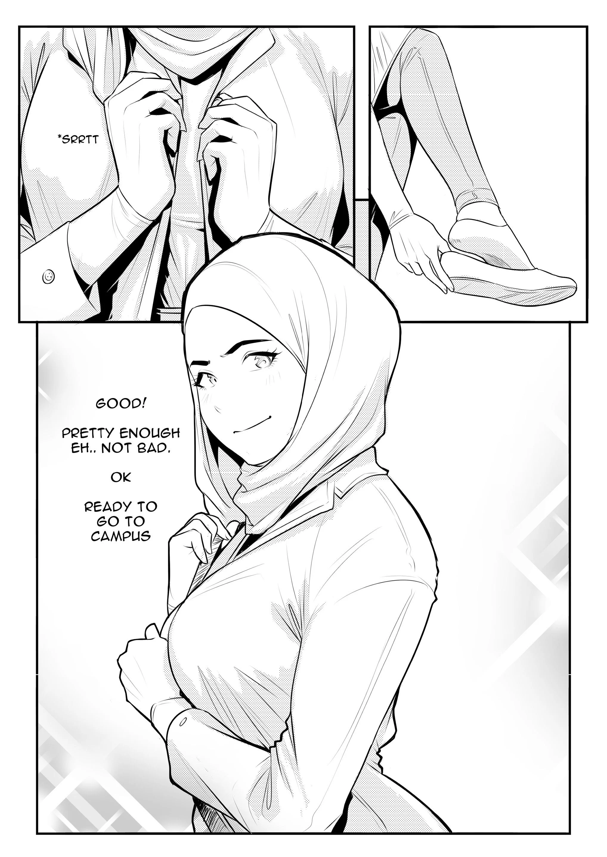hijaby full family porn comics