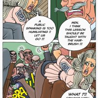 cartoon and comics spanking porn art