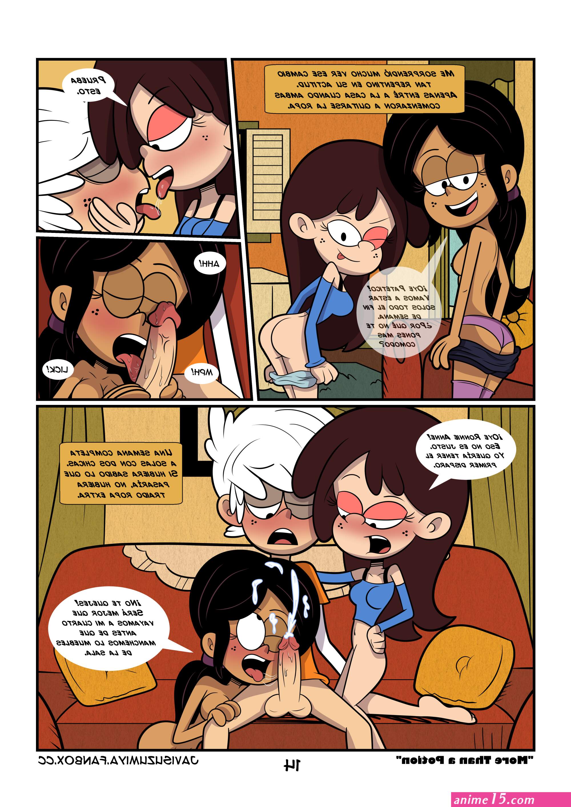 lincoln loud x ronnie anne x sid porn comics