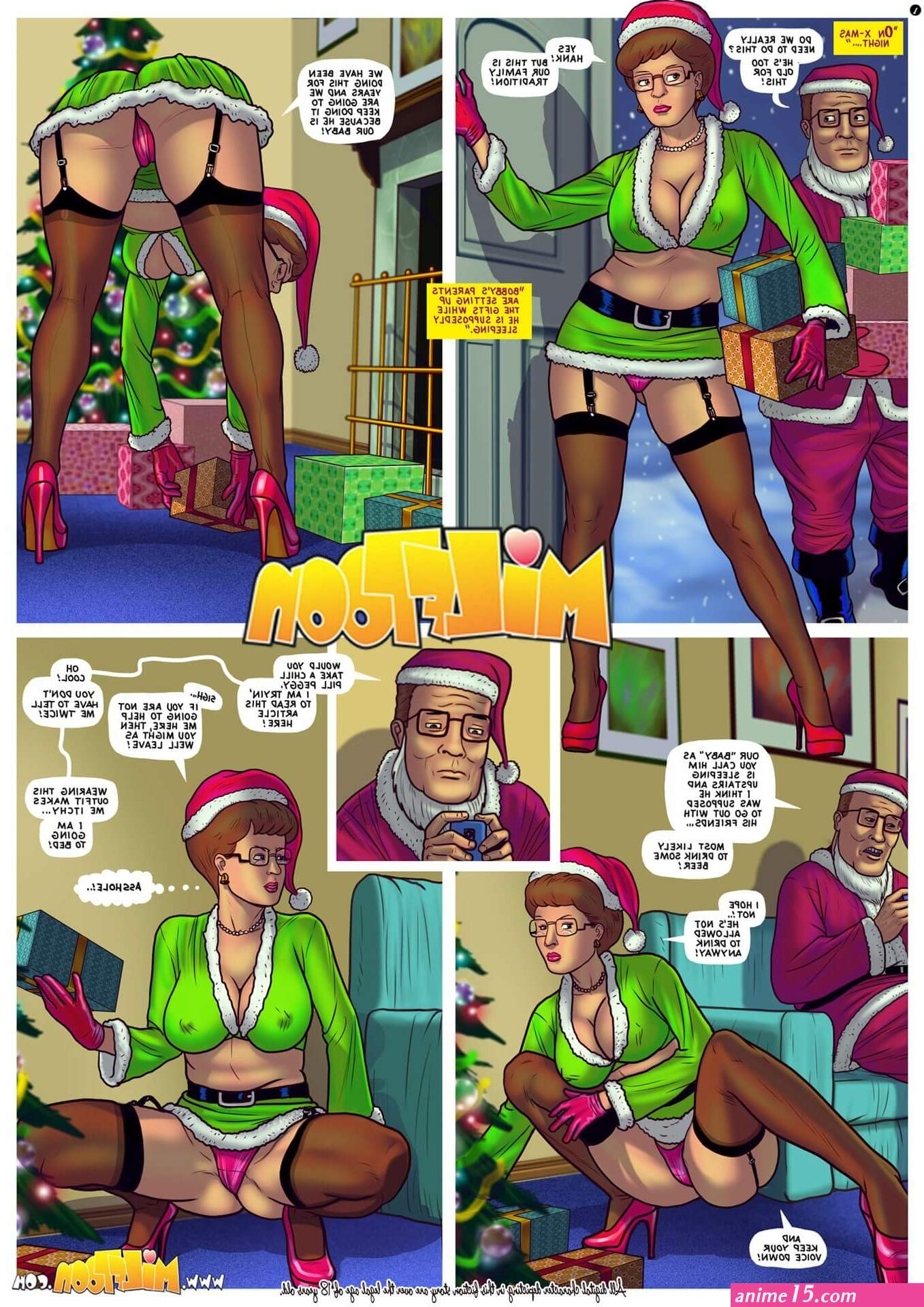 sex cartoon comics christmas