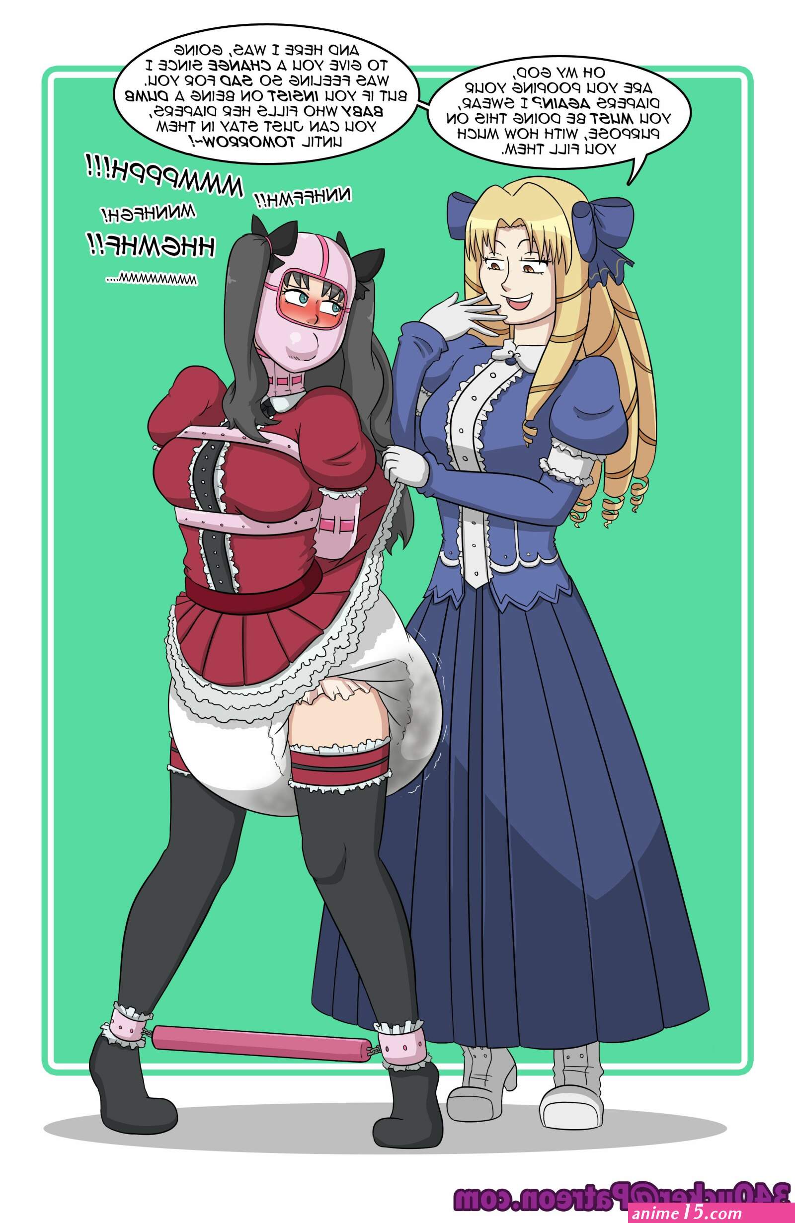 bondage poop diaper anime