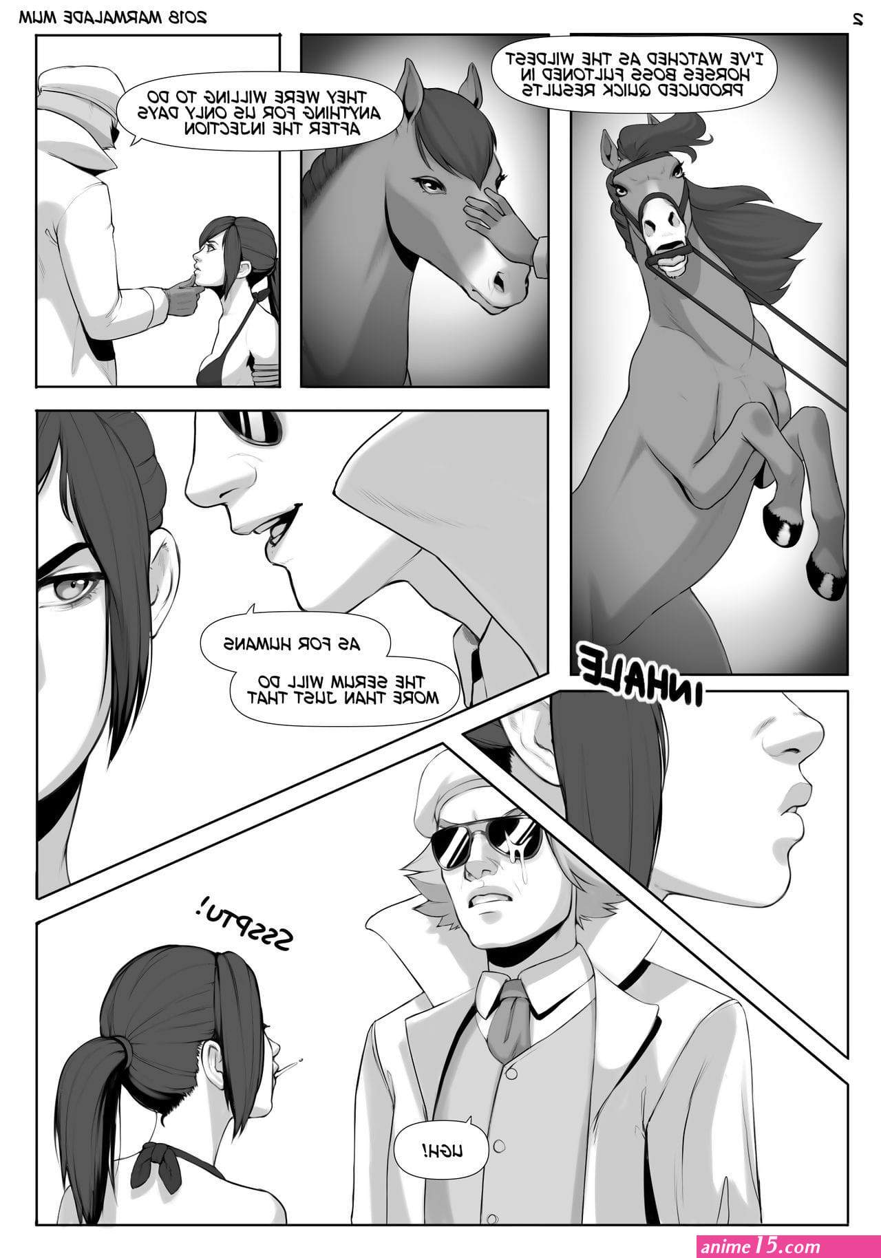 dog and horse porn comics