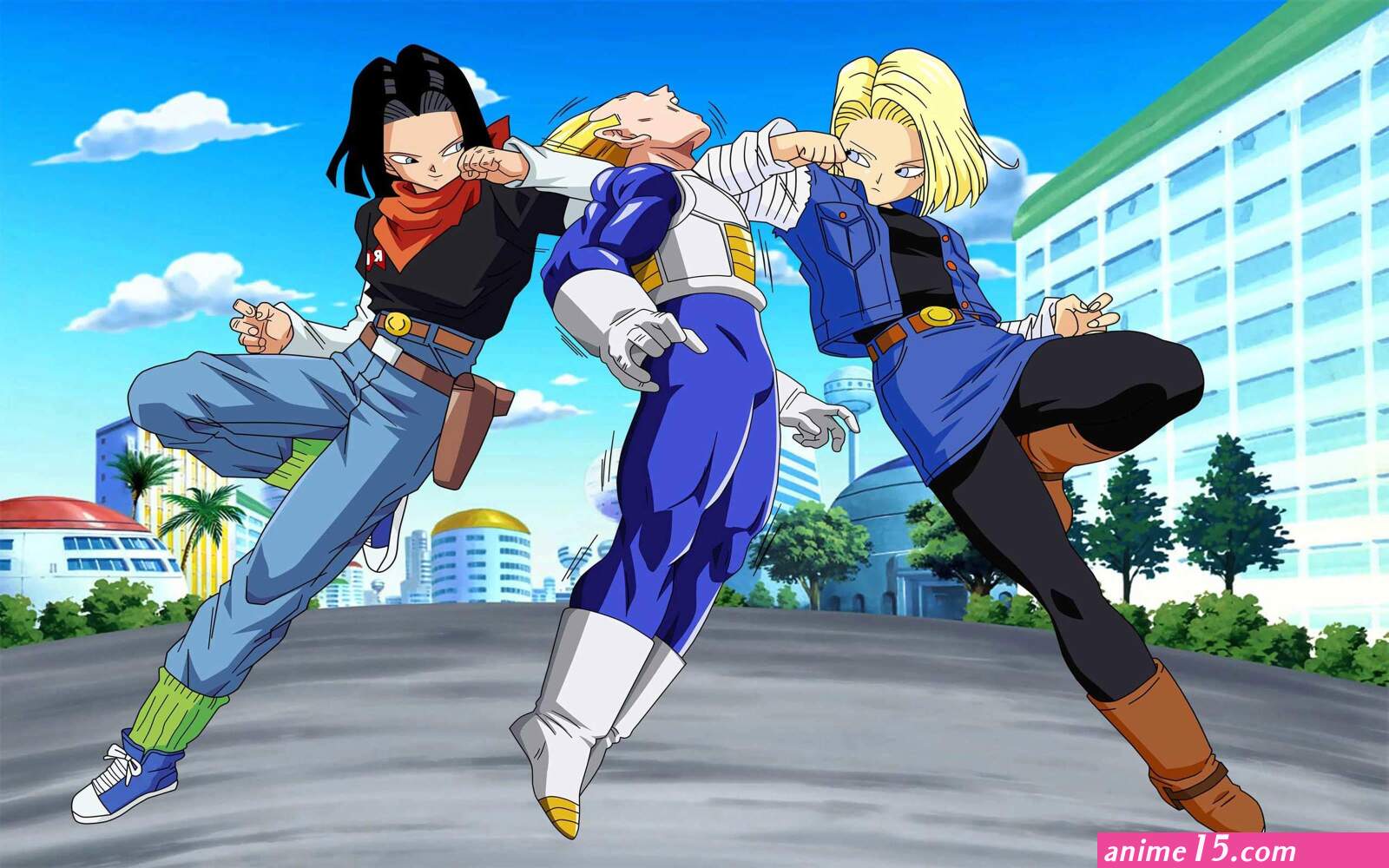 tranks and android 18