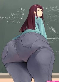 anime milf booty butt