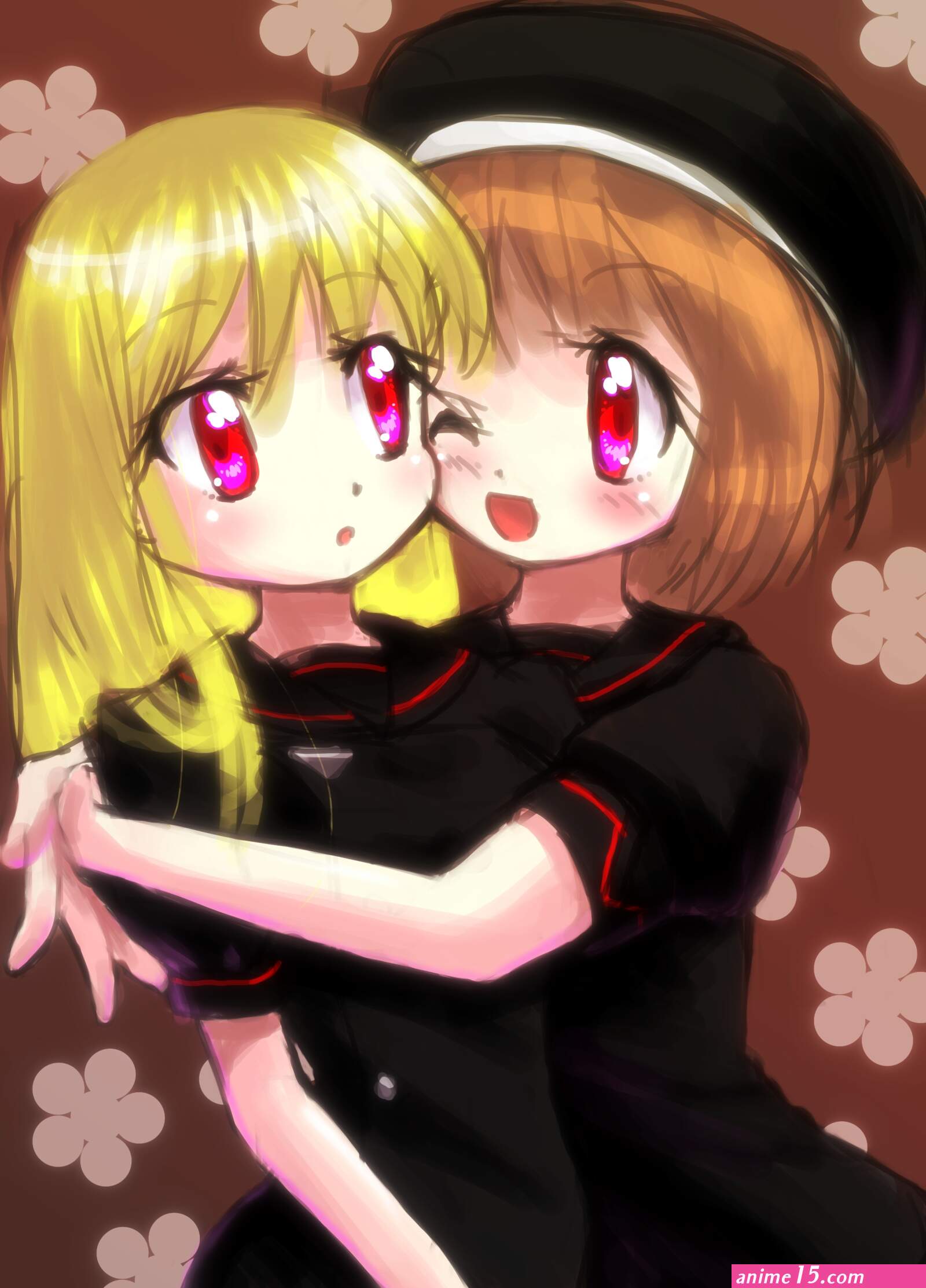 yuri kiss hentai video