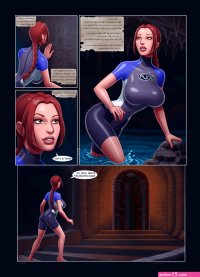 Lara Croft in Deep Trouble porn comic