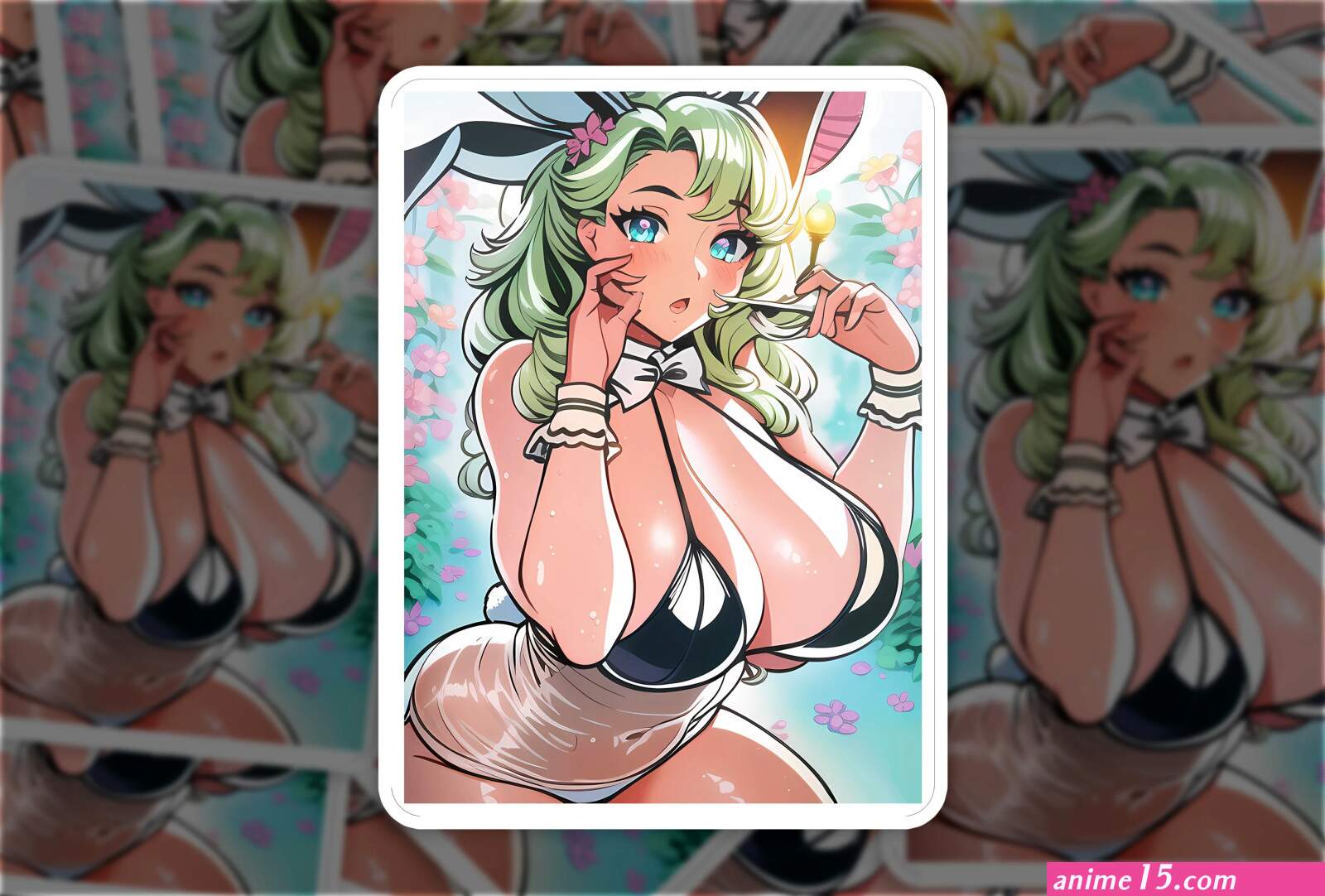 Thicc Anime Girl Version 2 Vinyl Decal