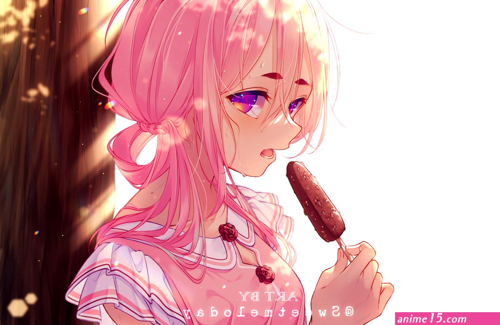 The Heat and My Choco Pinipig Ice Cream by Sweetmeloday on DeviantArt