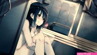 Wallpaper : anime girls crying bathroom nude 2560x1440