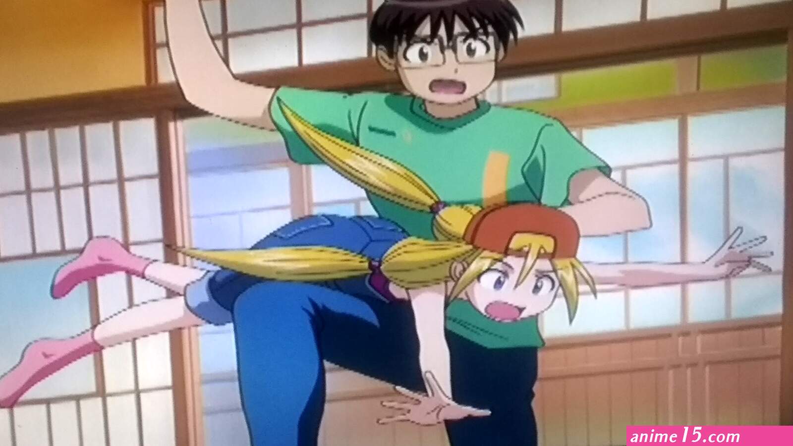 Hina Keitaro Urashima spanking Sarah McDougal