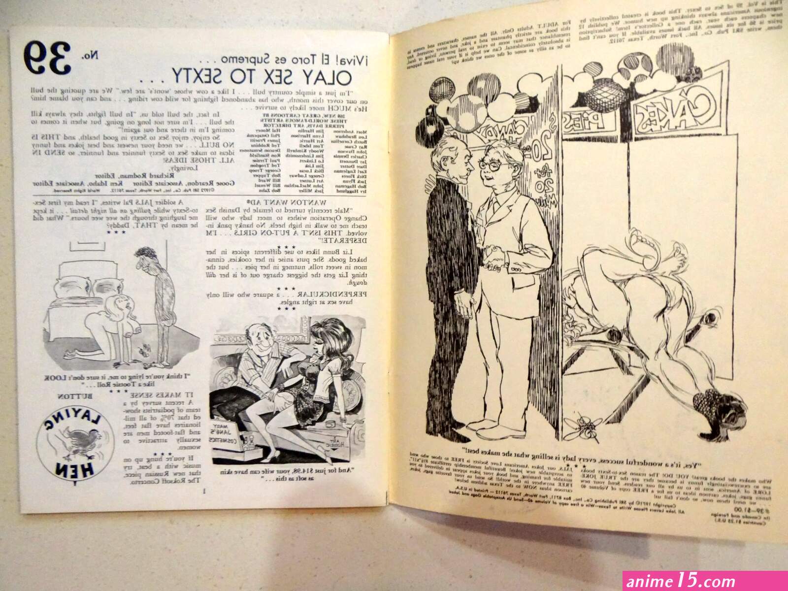 1971 Vintage Sex to Sexty Adult Comic Book 39