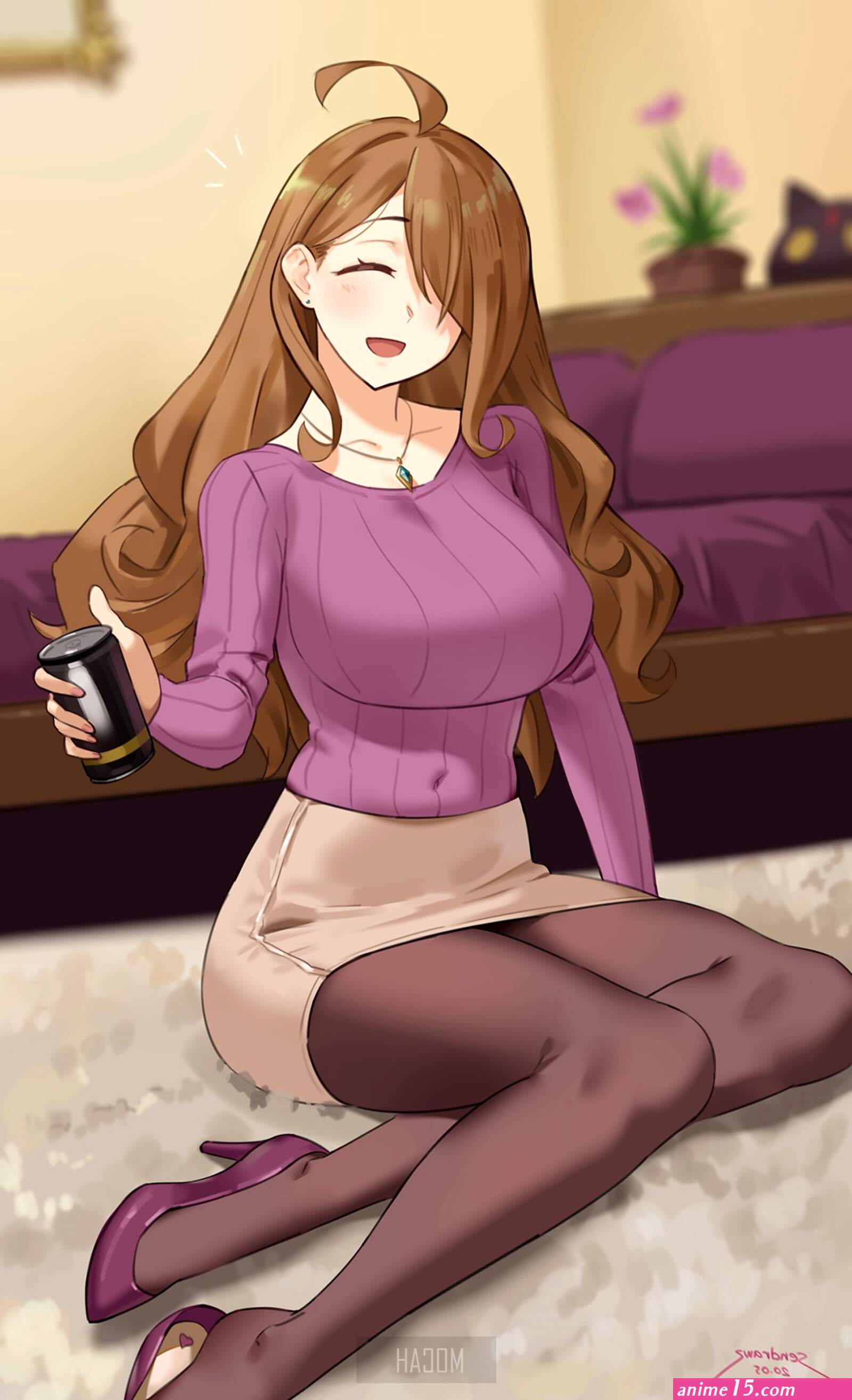 thighs belly button anime girls bare shoulders thick thigh thigh-highs standing Soulworkers skinny anime blushing long hair top slim body short shorts shorts thin arms white background Soulworker navels vertical cloaks looking