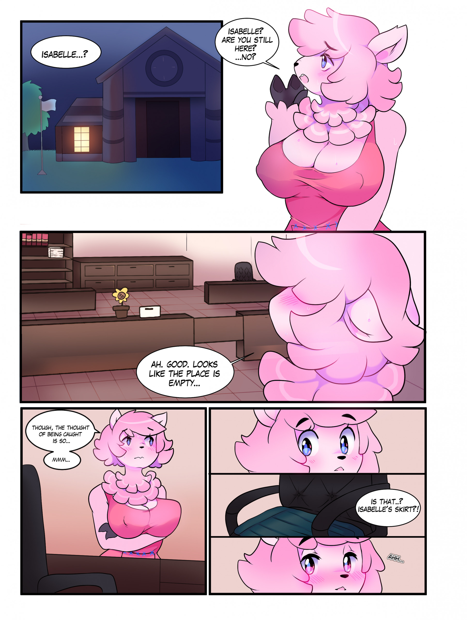 Futa Reese with Isabelle Porn comic Rule 34 comic Cartoon porn comic