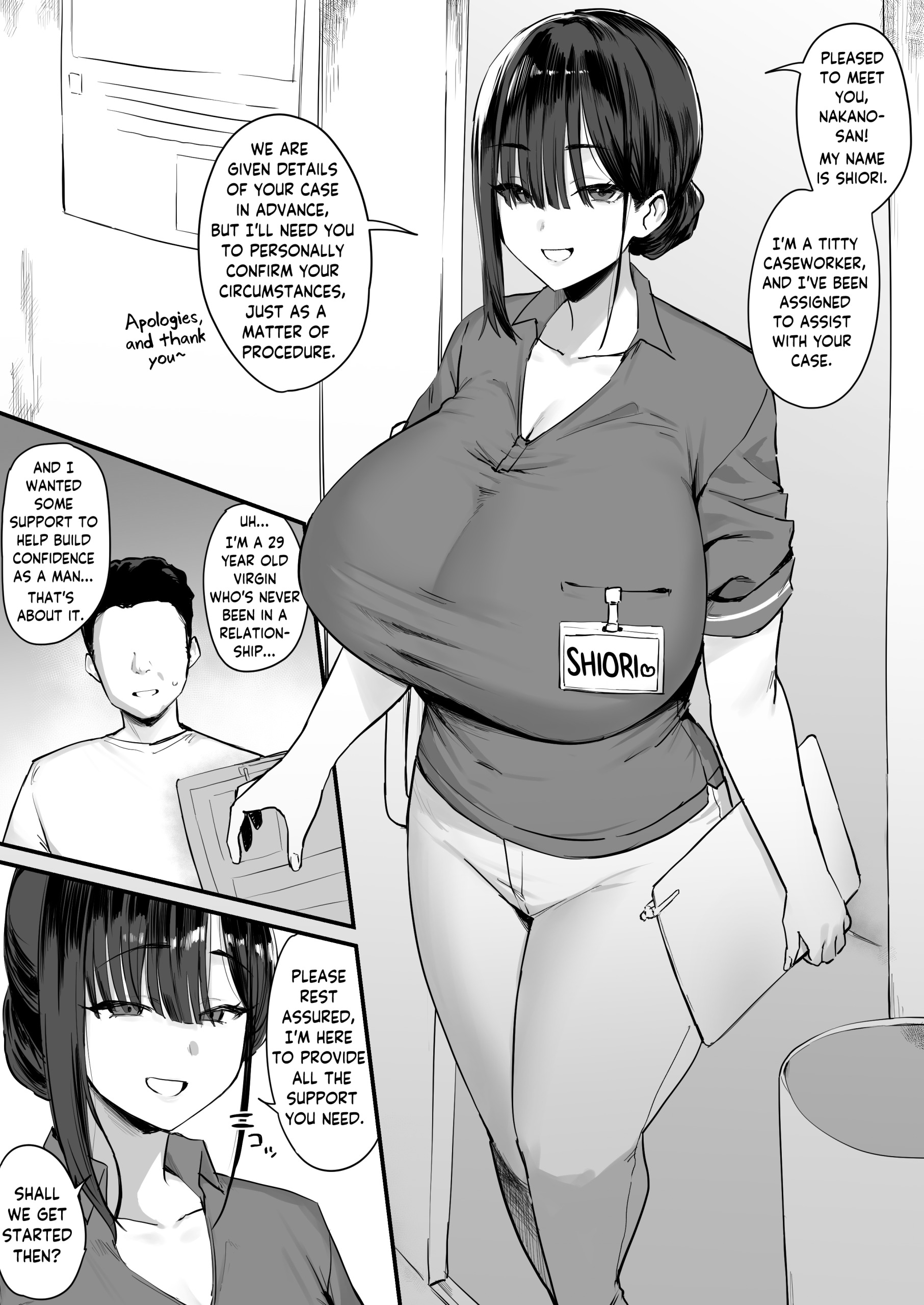 Titty Caseworker Hentai Manga and Doujinshi Online and Free