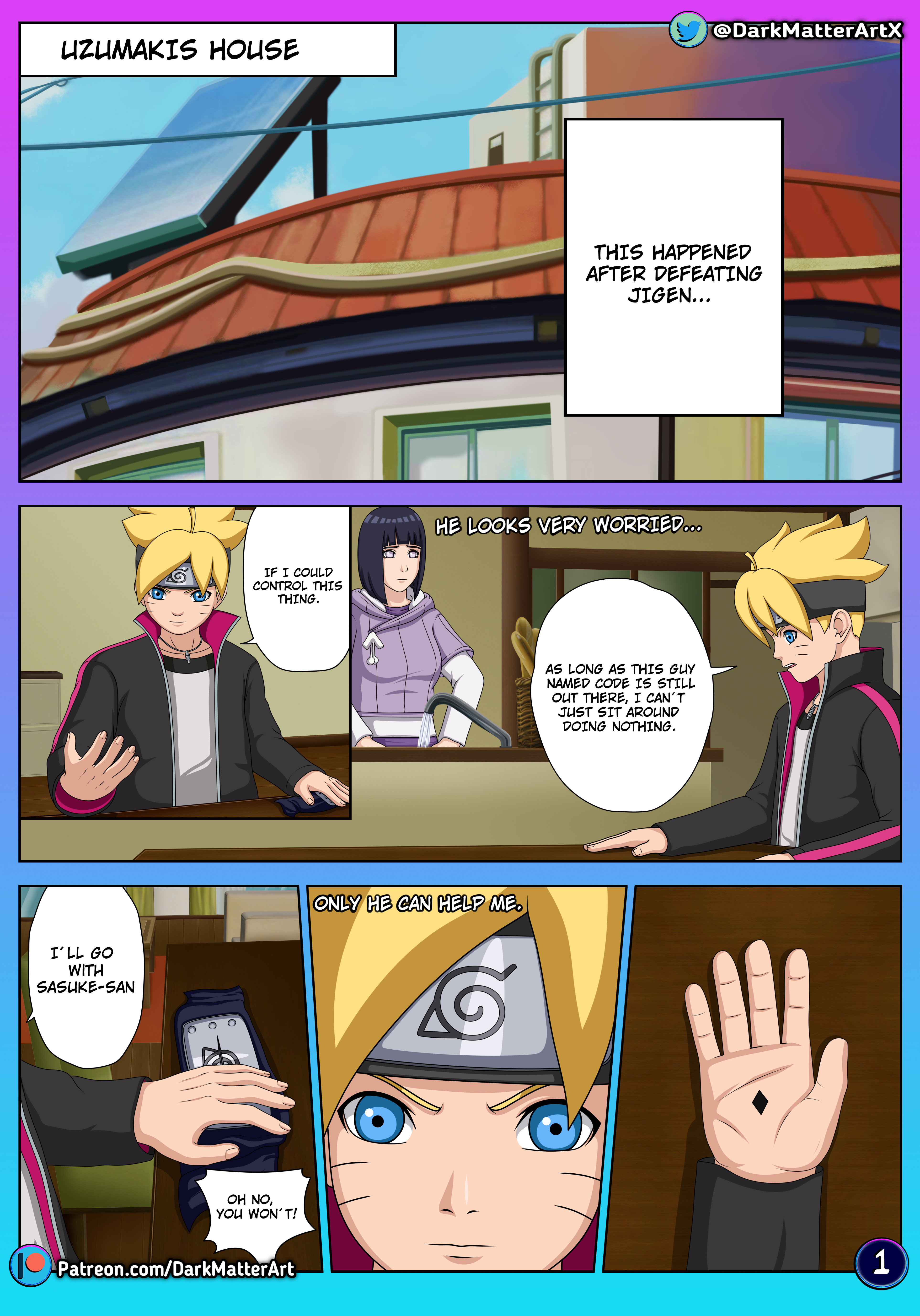 Post 5587731: Boruto:NarutoNextGenerations BorutoUzumaki comic DarkMatterArt HinataHyuuga Naruto NarutoUzumaki