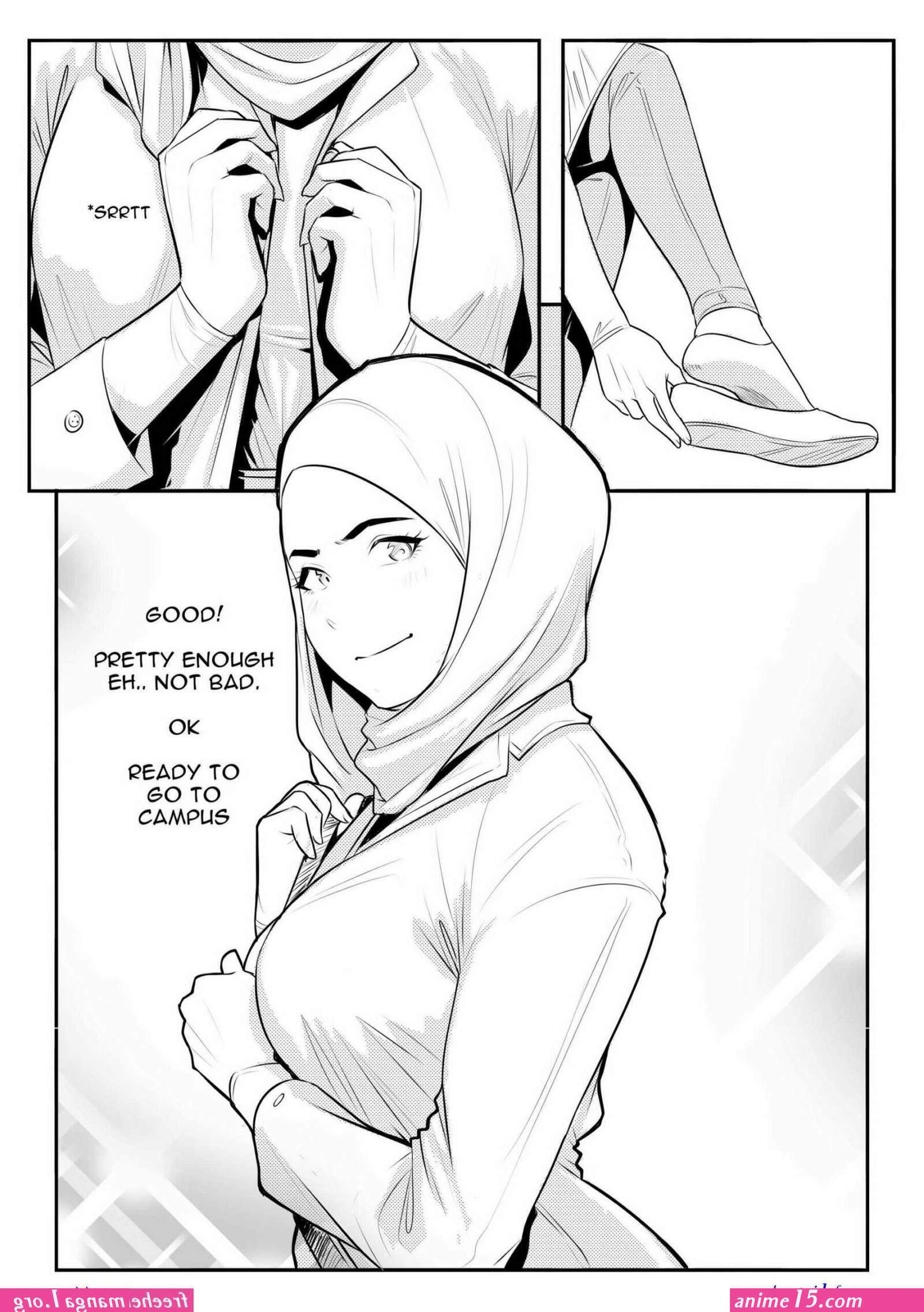 Anime hijab hentai manga