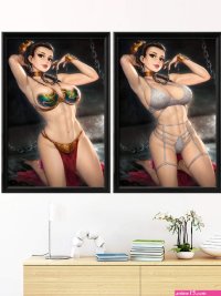 Leia Game Cartoon Sabine Wren Sexy Nude Girl Anime Rey Art-Poster Prints Decoration Home Silk Picture Wall Custom
