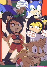 A Sweet Visit Sonic porn comic