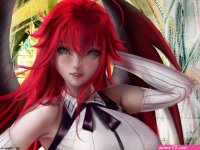 Lise DXD : Rias Gremory 4K duvar kad indir