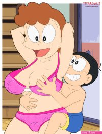 Post 4880842: Doraemon eldocrates Mrs.Honekawa NobitaNobi