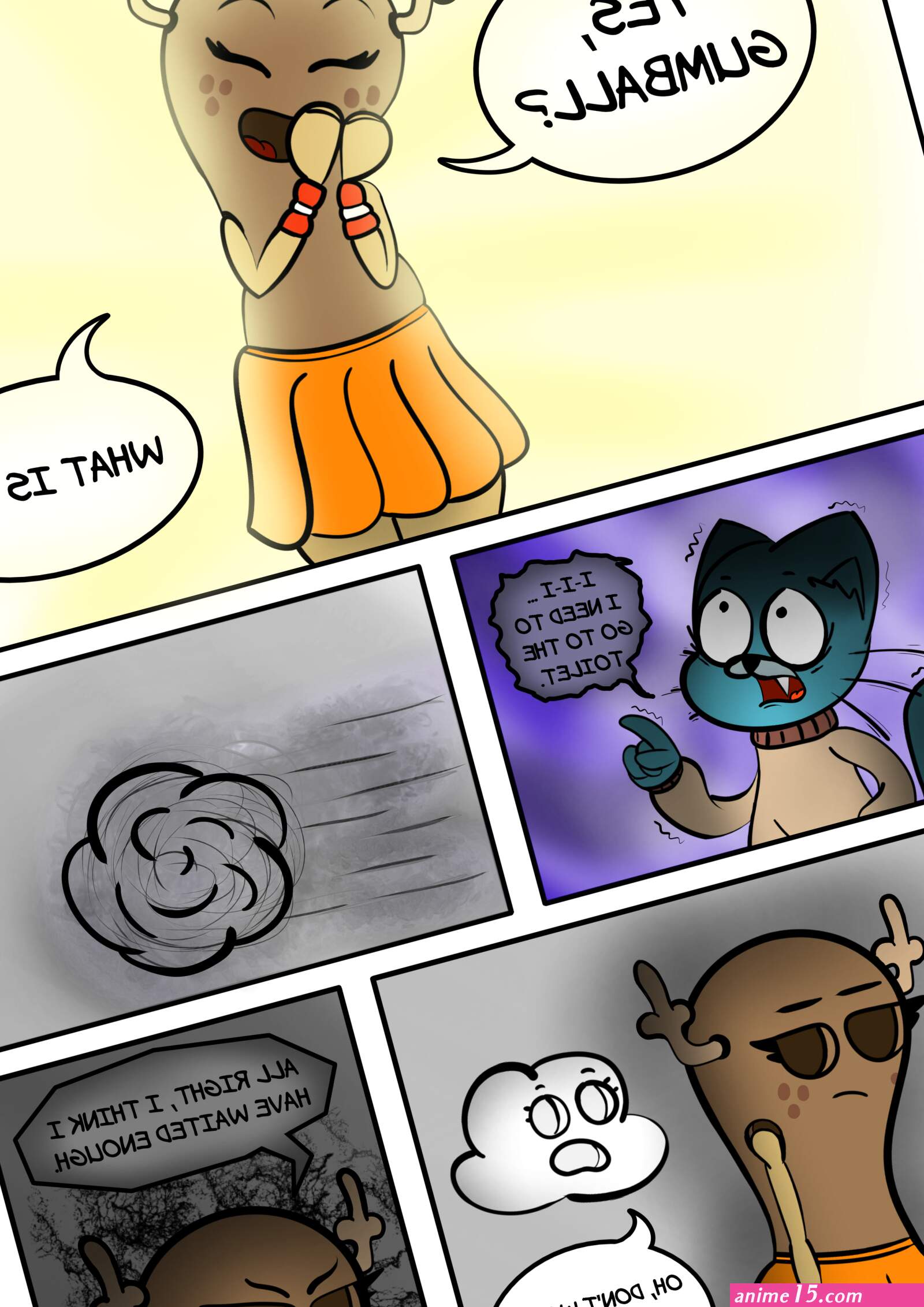 Post 3984390: comic giacomopode GumballWatterson MasamiYoshida PennyFitzgerald Teri TheAmazingWorldofGumball