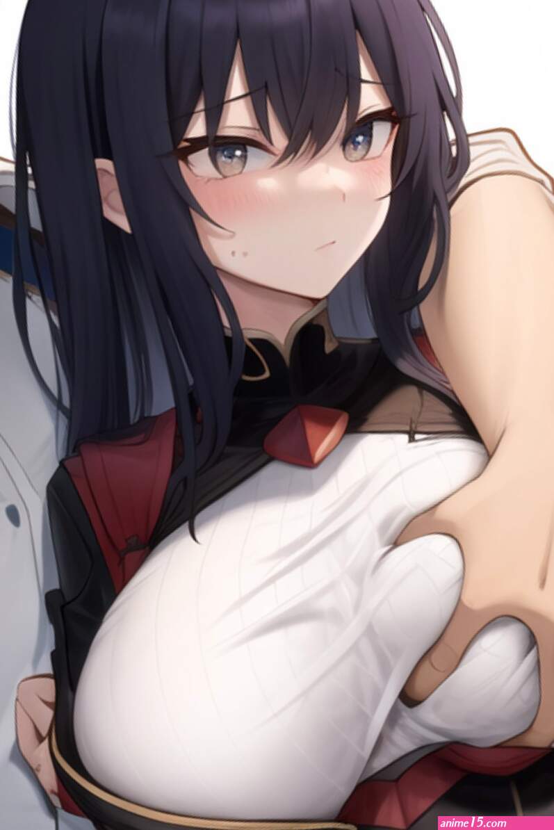 Boob Squeeze by LunarSunflowers on DeviantArt