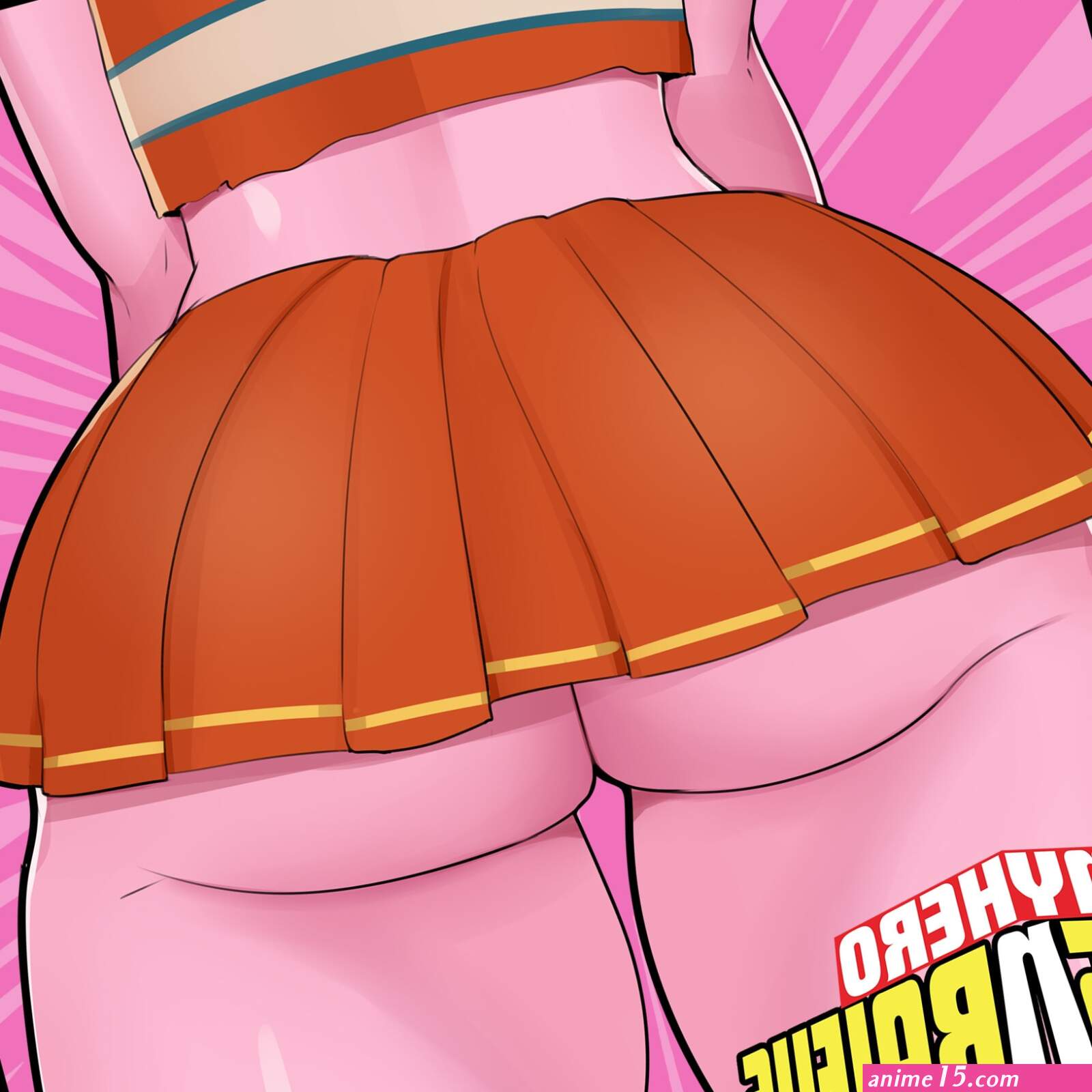 Anime Butt Slaps 8 Mina pinky My Hero