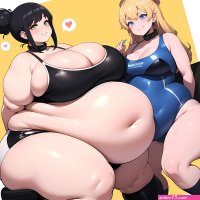CurvyDeluxeAi on X: Feedee Trainee Subscribe now for more Sexy BBW art! :
