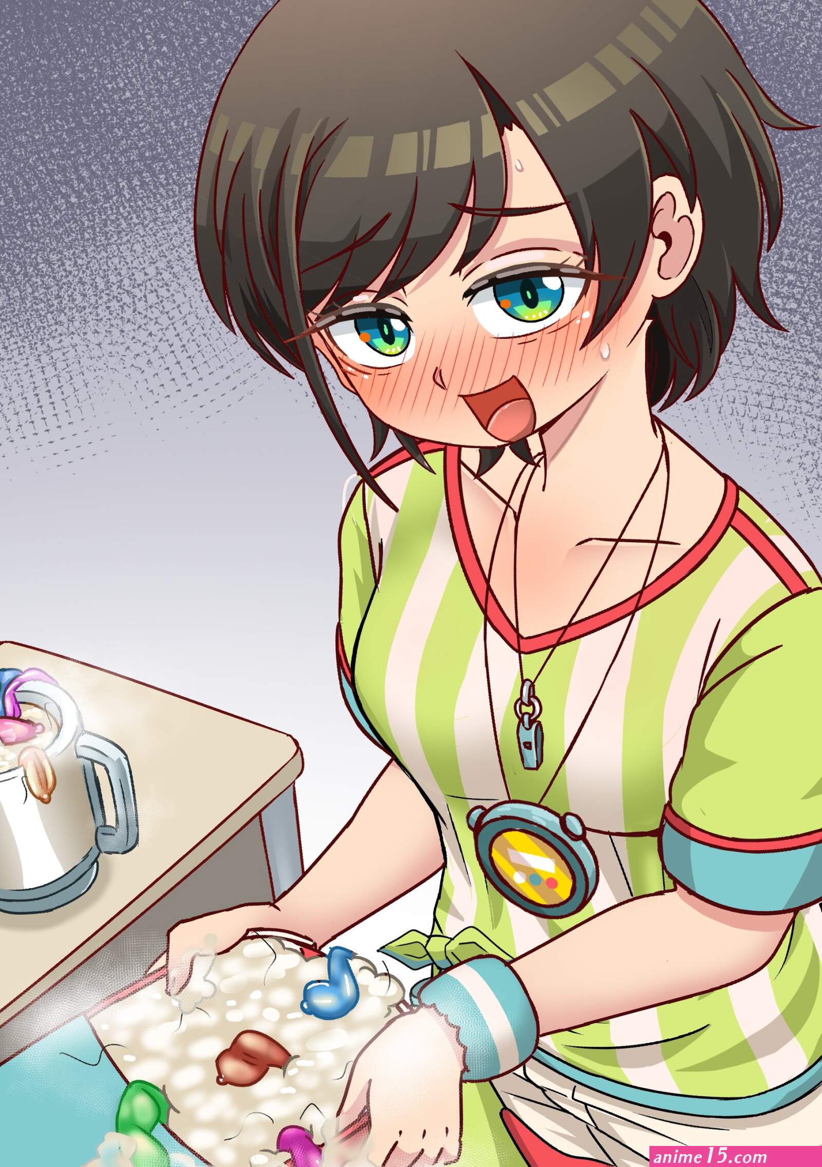 Balloon16 commissions on X: Subaru Cum Drinking Party!!! Fanbox: