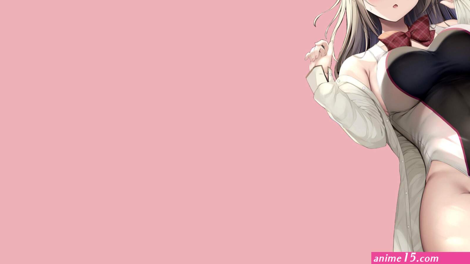 girl Swimsuit sexy girl anime pretty cute black swimsuit wetsuit 3840x2160