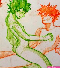 bakudeku 18 sketch by libertydan on DeviantArt