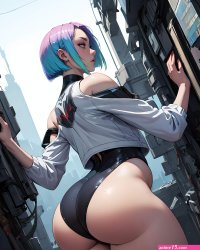 Commission Lucy from Cyberpunk Edgerunners by Godexiamage from Patreon