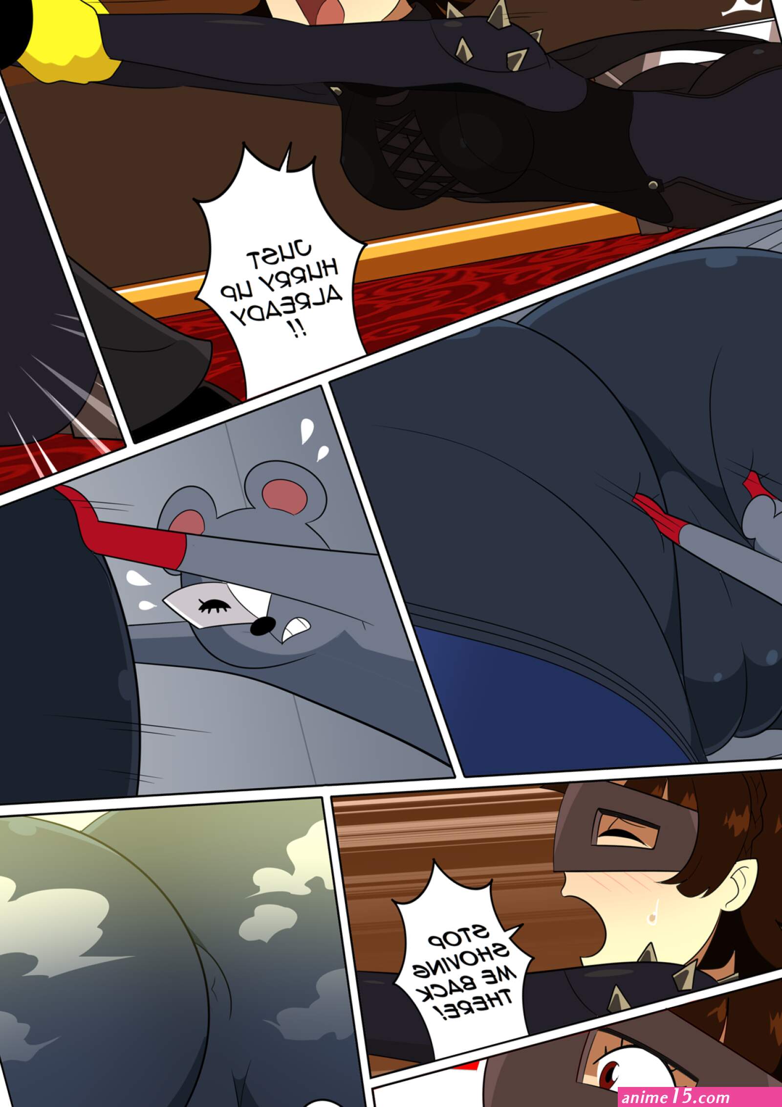 Makoto Gets Stuck pg.2 by Dangerking11 on Newgrounds