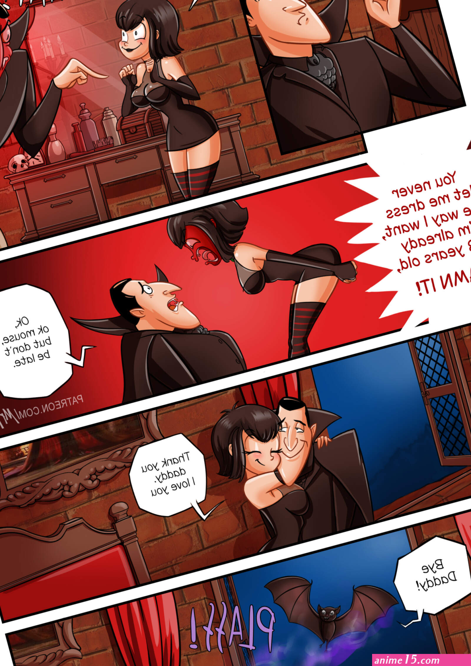 Hotel Transylvania: An invisible pervert Porn comic Cartoon porn comics Rule 34 comic