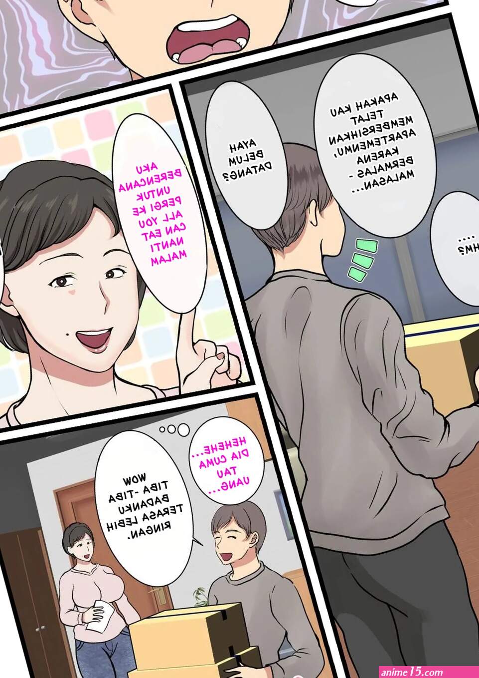 Haha ga kabe ni hamatte ugokenakattanode Chapter 1