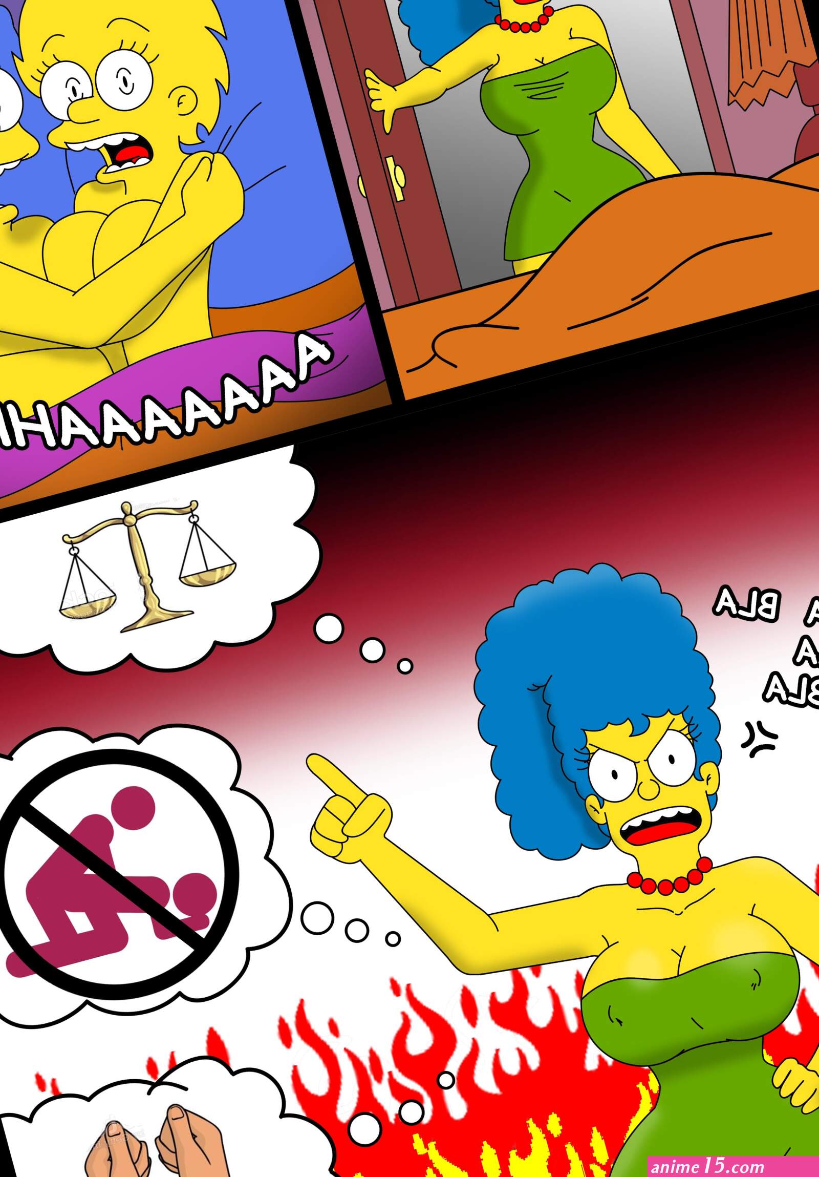 Comission xxx Comic Simpsons El trato con Marge by Ferozyraptor from Patreon