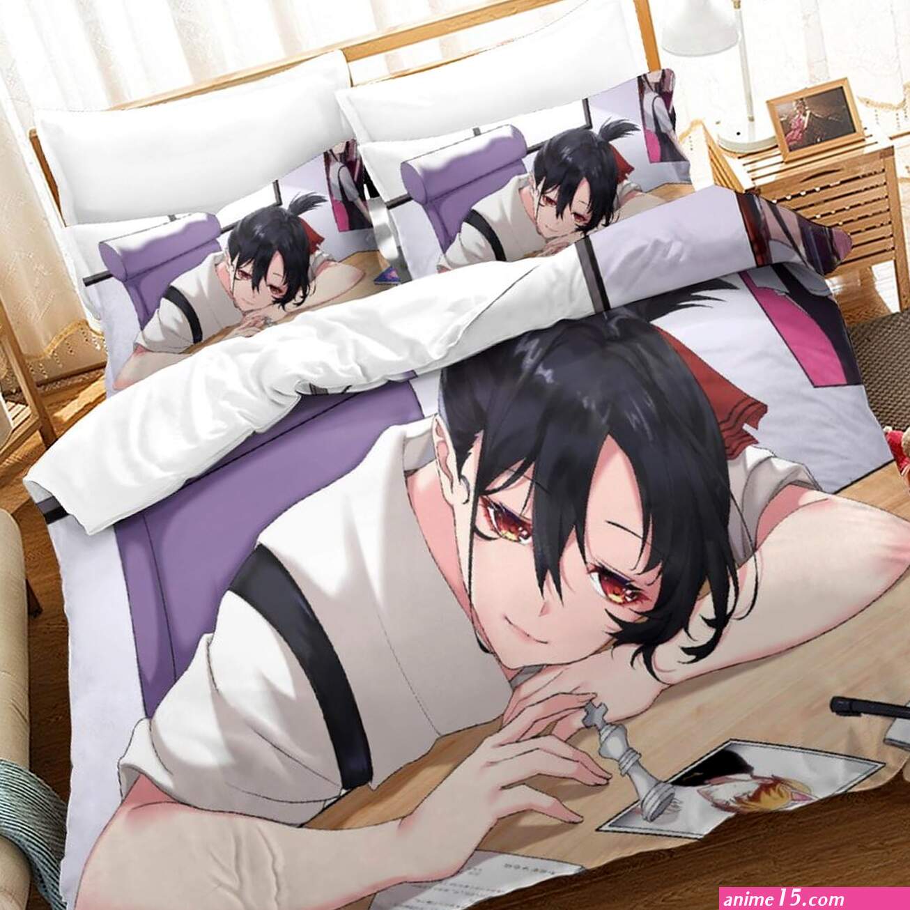 Kaguya-sama: Love Is War Bedding Set Get Naked Comforter Cover for Couple Lover Men Women Anime Characters Duvet Cover Modern Fashion Stylish Bedspread Cover Room Decor Quilt Cover Double200x200cm : Amazon.co.uk: Home