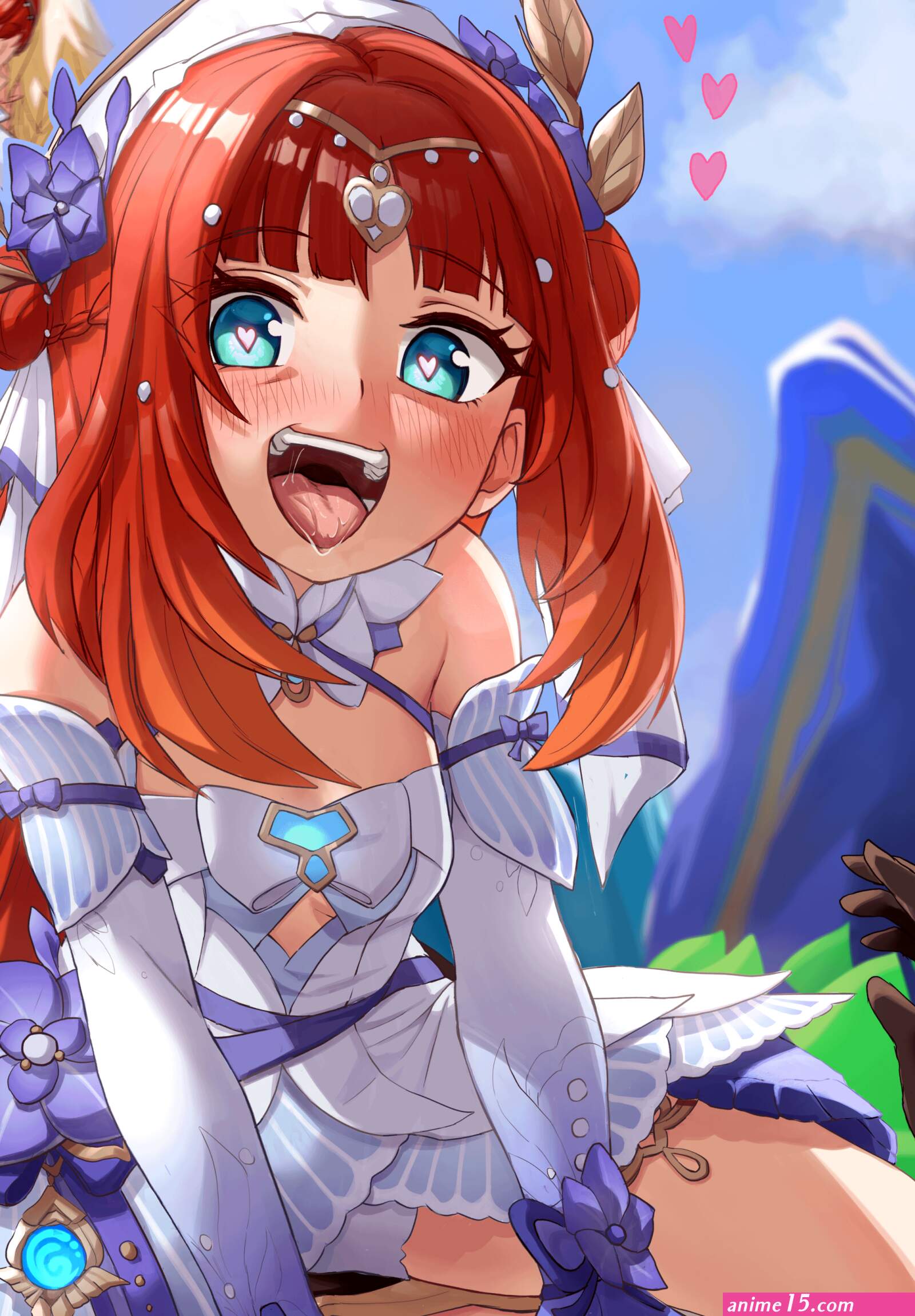 Looks like Nilou missed the traveler a bit