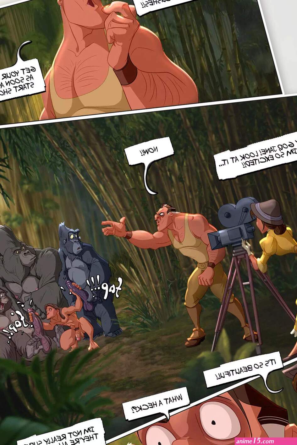 Yaoi porn comics Tarzan