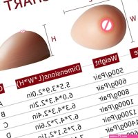 Full Artificial Simulation Breast for Anime Girl Cosplay 3D Silicone Forms Sexy Prosthetic Selling B D F Cup Selling